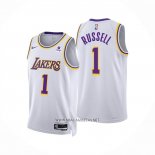 Camiseta Los Angeles Lakers D'Angelo Russell NO 1 Association 2022-23 Blanco