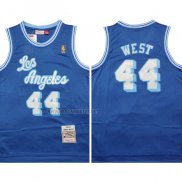Camiseta Los Angeles Lakers David West NO 44 Mitchell & Ness 1960-61 Azul