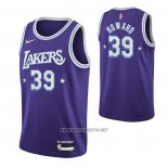 Camiseta Los Angeles Lakers Dwight Howard NO 39 Ciudad Edition 2021-22 Violeta