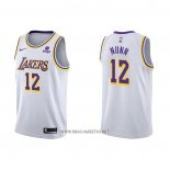 Camiseta Los Angeles Lakers Kendrick Nunn NO 12 Association 2021-22 Blanco