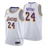 Camiseta Los Angeles Lakers Kobe Bryant NO 24 Association 2018-19 Blanco