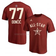 Camiseta Manga Corta All Star 2024 Luka Doncic Rojo