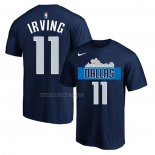 Camiseta Manga Corta Dallas Mavericks Kyrie Irving Statement Azul