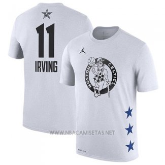 Camiseta Manga Corta Kyrie Irving All Star 2019 Boston Celtics Blanco