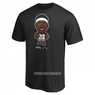 Camiseta Manga Corta Toronto Raptors Pascal Siakam Star Player Negro