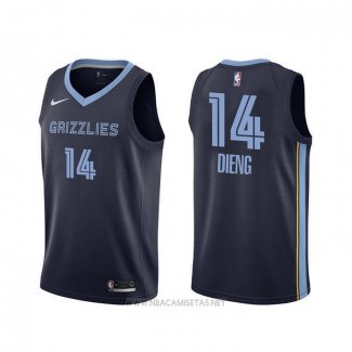 Camiseta Memphis Grizzlies Gorgui Dieng NO 14 Icon Azul
