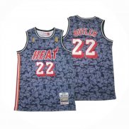 Camiseta Miami Heat Jimmy Butler NO 22 Mitchell & Ness 2019-20 Gris