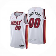 Camiseta Miami Heat Personalizada Association 2024-25 Blanco
