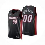 Camiseta Miami Heat Personalizada Icon 2024-25 Negro