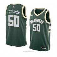Camiseta Milwaukee Bucks Bonzie Colson NO 50 Icon 2018 Verde