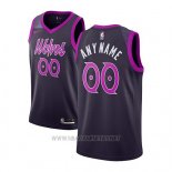 Camiseta Minnesota Timberwolves Ciudad 2018-19 Violeta Personalizada