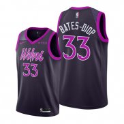 Camiseta Minnesota Timberwolves Keita Bates-Diop NO 33 Ciudad Edition Violeta