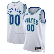 Camiseta Minnesota Timberwolves Personalizada Classic 2023-24 Blanco