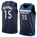 Camiseta Minnesota Timberwolves Shabazz Muhammad NO 15 Icon 2018 Azul