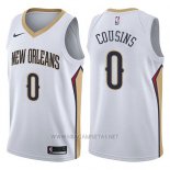 Camiseta New Orleans Pelicans Demarcus Cousins NO 0 Association 2017-18 Blanco