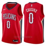 Camiseta New Orleans Pelicans Demarcus Cousins NO 0 Statement 2017-18 Rojo