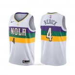 Camiseta New Orleans Pelicans J.j. Rojoick NO 4 Ciudad Blanco