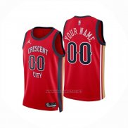 Camiseta New Orleans Pelicans Personalizada Statement 2024-25 Rojo