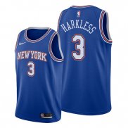 Camiseta New York Knicks Maurice Harkless NO 3 Statement 2019-20 Azul