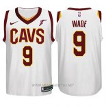 Camiseta Nino Cleveland Cavaliers Dwyane Wade NO 9 Association Goodyear 2017-18 Blanco