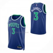 Camiseta Nino Minnesota Timberwolves Jaden McDaniels NO 3 Icon 2026-27 Azul