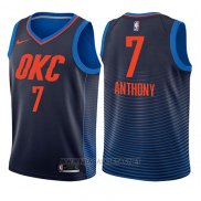 Camiseta Nino Oklahoma City Thunder Carmelo Anthony NO 7 Statement 2017-18 Azul