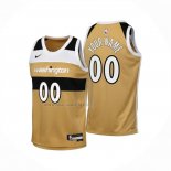 Camiseta Nino Washington Wizards Personalizada Ciudad 2025-26 Amarillo