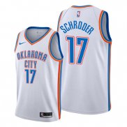Camiseta Oklahoma City Thunder Dennis Schroder NO 17 Association Blanco