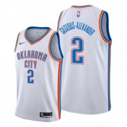 Camiseta Oklahoma City Thunder Shai Gilgeous Alexander NO 2 Association Blanco