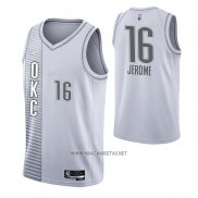 Camiseta Oklahoma City Thunder Ty Jerome NO 16 Ciudad 2021-22 Blanco