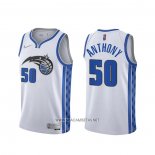 Camiseta Orlando Magic Cole Anthony NO 50 Earned 2020-21 Blanco