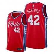 Camiseta Philadelphia 76ers Al Horford NO 42 Statement Edition Rojo