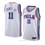 Camiseta Philadelphia 76ers James Ennis III NO 11 Association 2018 Blanco