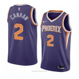 Camiseta Phoenix Suns Isaiah Canaan NO 2 Icon 2018 Violeta3