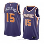 Camiseta Phoenix Suns Ryan Anderson NO 15 Icon 2018 Violeta