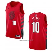 Camiseta Portland Trail Blazers Nassir Little NO 10 Statement 2022-23 Rojo