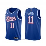 Camiseta Sacramento Kings Bob Davies NO 11 Classic 1990-1994 Azul