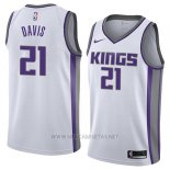 Camiseta Sacramento Kings Deyonta Davis NO 21 Association 2018 Blanco