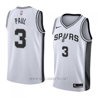 Camiseta San Antonio Spurs Brandon Paul NO 3 Association 2018 Blanco