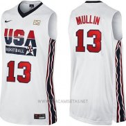 Camiseta USA 1992 Chris Mullin NO 13 Blanco