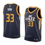 Camiseta Utah Jazz Ekpe Udoh NO 33 Icon 2018 Azul