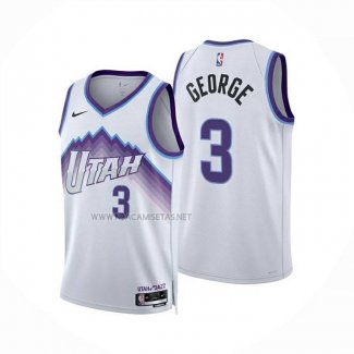 Camiseta Utah Jazz Keyonte George NO 3 Association 2025-26 Blanco