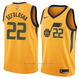 Camiseta Utah Jazz Thabo Sefolosha NO 22 Statement 2018 Amarillo