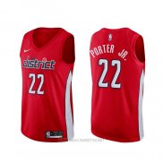 Camiseta Washington Wizards Otto Porter Jr. NO 22 Earned Rojo