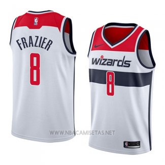 Camiseta Washington Wizards Tim Frazier NO 8 Association 2018 Blanco