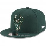 Gorra Milwaukee Bucks 9FIFTY Snapback Verde2