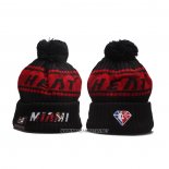 Gorro Miami Heat Negro Rojo