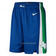 Pantalone Dallas Mavericks Ciudad 2022-23 Azul