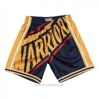 Pantalone Golden State Warriors Mitchell & Ness Big Face Azul