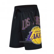 Pantalone Los Angeles Lakers Big Logo Just Don Negro